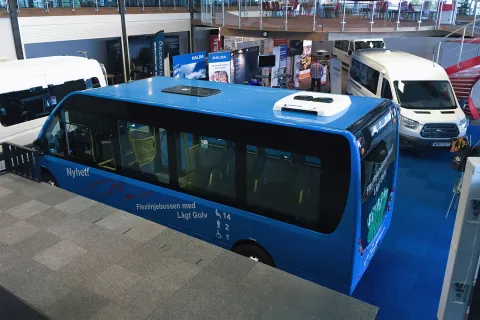 Stor lokal för bussar i Uddevalla