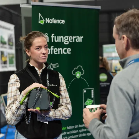Nofence ställer ut på mässa hos Bohusgården i Uddevalla